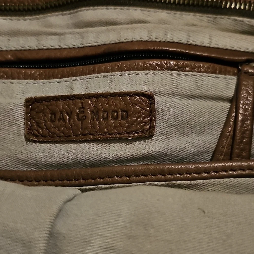 Brown Leather Day & Mood Women's Handbag - Picture 2 of 4